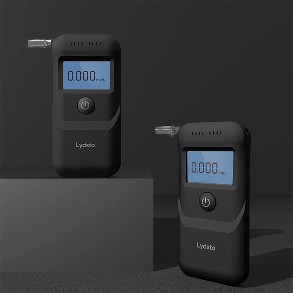 (image for) Lydsto Alcohol Tester Breathalyzer Drunk Driving Tester High Precision Detection Breathalyzer Device for Home Use with LCD Screen Display